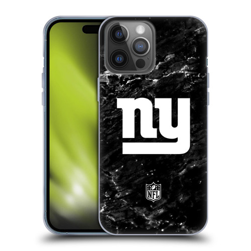 NFL New York Giants Artwork Marble Soft Gel Case for Apple iPhone 14 Pro Max
