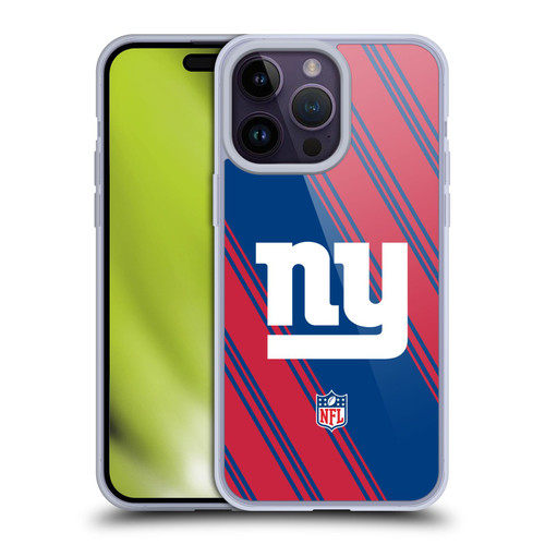NFL New York Giants Artwork Stripes Soft Gel Case for Apple iPhone 14 Pro Max NFL New York Giants Artwork Stripes Soft Gel Case for Apple iPhone 14 Pro Max