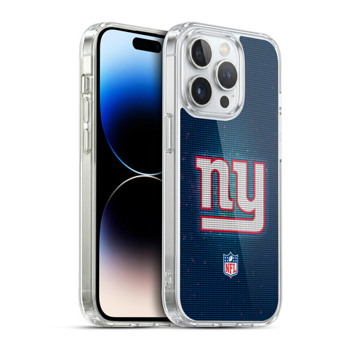 NFL New York Giants Artwork LED Soft Gel Case for Apple iPhone 14 Pro & MagSafe