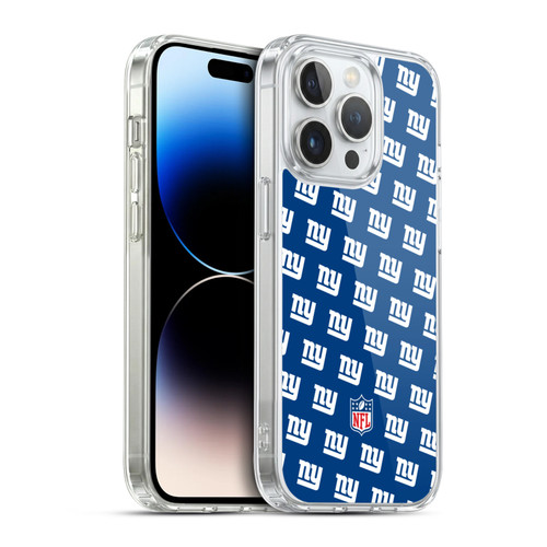 NFL New York Giants Artwork Patterns Soft Gel Case for Apple iPhone 14 Pro & MagSafe