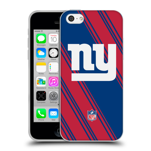 NFL New York Giants Artwork Stripes Soft Gel Case for Apple iPhone 5c