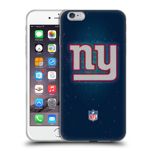 NFL New York Giants Artwork LED Soft Gel Case for Apple iPhone 6 Plus / iPhone 6s Plus