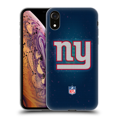 NFL New York Giants Artwork LED Soft Gel Case for Apple iPhone XR
