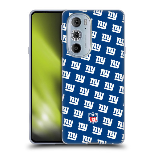 NFL New York Giants Artwork Patterns Soft Gel Case for Motorola Edge X30