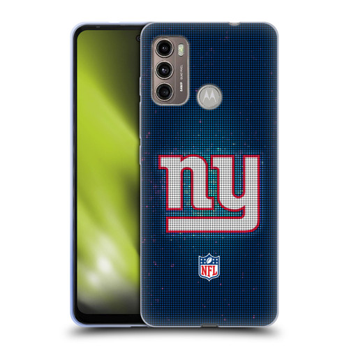 NFL New York Giants Artwork LED Soft Gel Case for Motorola Moto G60 / Moto G40 Fusion