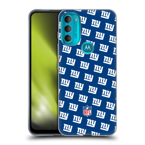 NFL New York Giants Artwork Patterns Soft Gel Case for Motorola Moto G71 5G