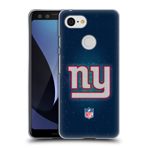 NFL New York Giants Artwork LED Soft Gel Case for Google Pixel 3
