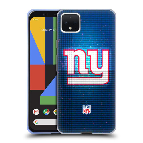 NFL New York Giants Artwork LED Soft Gel Case for Google Pixel 4 XL