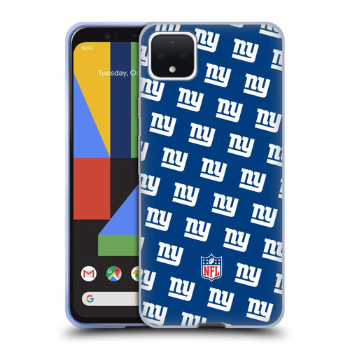 NFL New York Giants Artwork Patterns Soft Gel Case for Google Pixel 4 XL