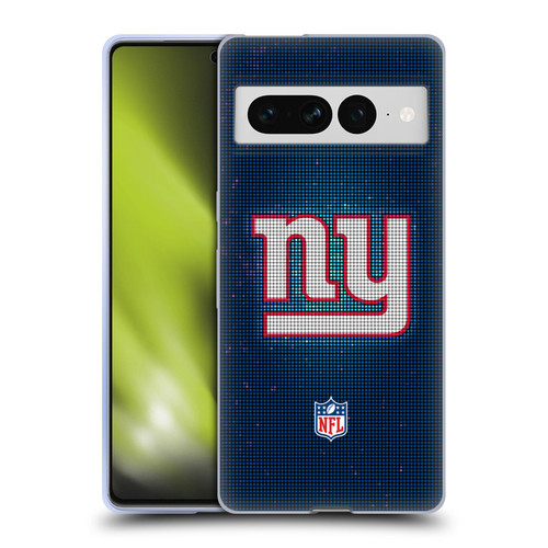 NFL New York Giants Artwork LED Soft Gel Case for Google Pixel 7 Pro