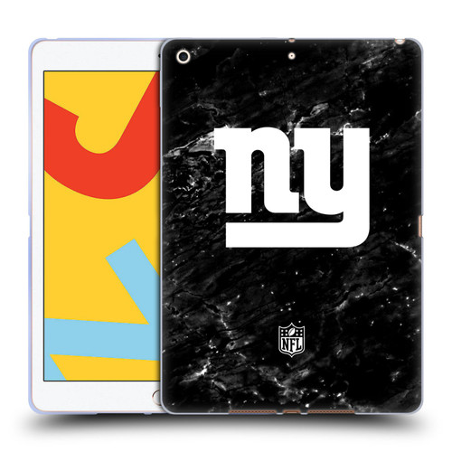 NFL New York Giants Artwork Marble Soft Gel Case for Apple iPad 10.2 2019/2020/2021