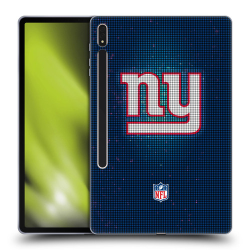 NFL New York Giants Artwork LED Soft Gel Case for Samsung Galaxy Tab S8 Plus