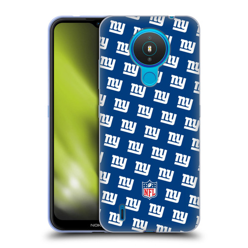 NFL New York Giants Artwork Patterns Soft Gel Case for Nokia 1.4