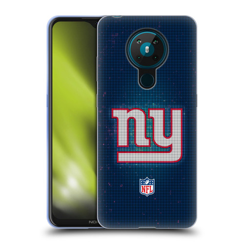 NFL New York Giants Artwork LED Soft Gel Case for Nokia 5.3
