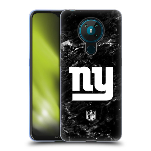 NFL New York Giants Artwork Marble Soft Gel Case for Nokia 5.3