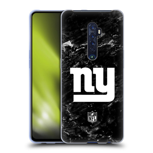 NFL New York Giants Artwork Marble Soft Gel Case for OPPO Reno 2