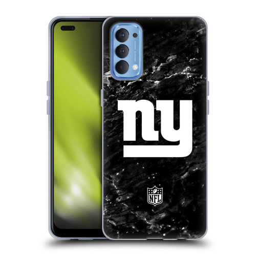 NFL New York Giants Artwork Marble Soft Gel Case for OPPO Reno 4 5G