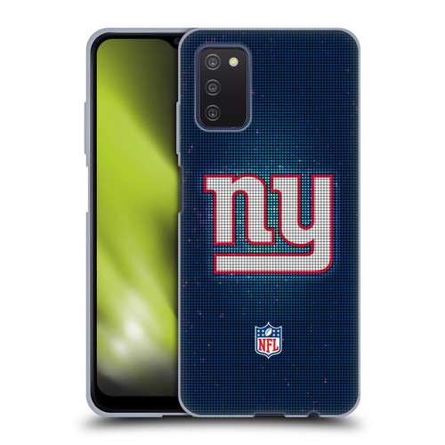NFL New York Giants Artwork LED Soft Gel Case for Samsung Galaxy A03s (2021)