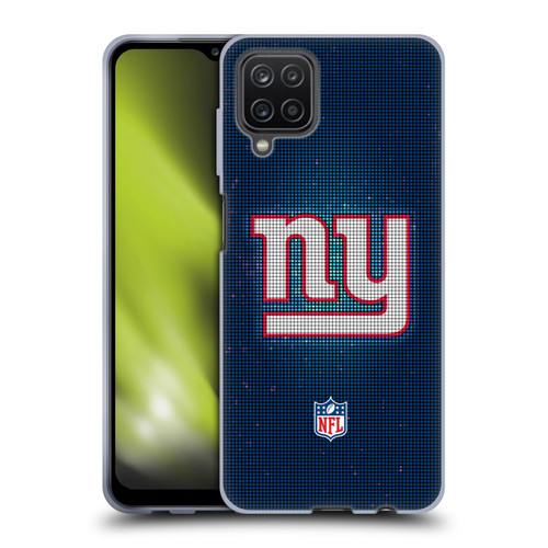 NFL New York Giants Artwork LED Soft Gel Case for Samsung Galaxy A12 (2020)