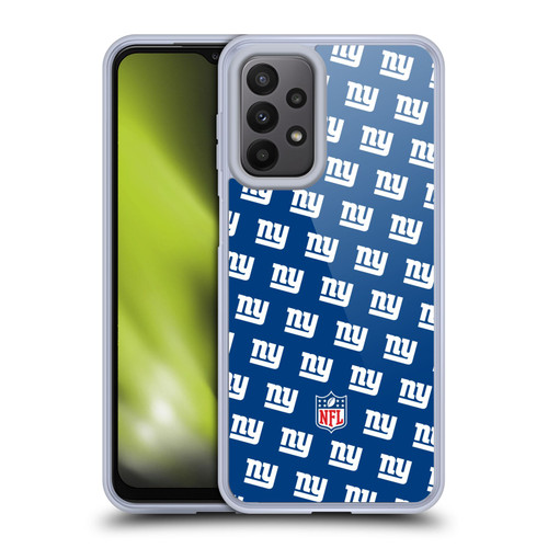 NFL New York Giants Artwork Patterns Soft Gel Case for Samsung Galaxy A23 / 5G (2022)