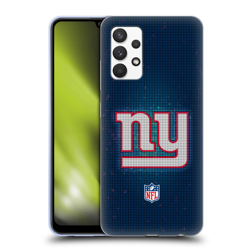NFL New York Giants Artwork LED Soft Gel Case for Samsung Galaxy A32 (2021)