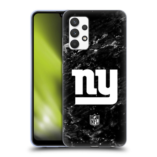 NFL New York Giants Artwork Marble Soft Gel Case for Samsung Galaxy A32 (2021)