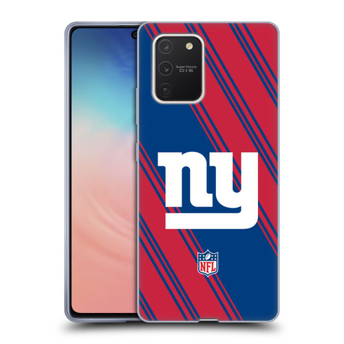 NFL New York Giants Artwork Stripes Soft Gel Case for Samsung Galaxy S10 Lite
