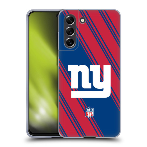 NFL New York Giants Artwork Stripes Soft Gel Case for Samsung Galaxy S21 FE 5G