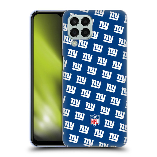 NFL New York Giants Artwork Patterns Soft Gel Case for Samsung Galaxy M33 (2022)