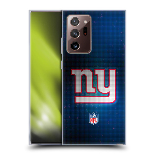 NFL New York Giants Artwork LED Soft Gel Case for Samsung Galaxy Note20 Ultra / 5G