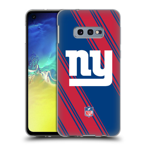 NFL New York Giants Artwork Stripes Soft Gel Case for Samsung Galaxy S10e