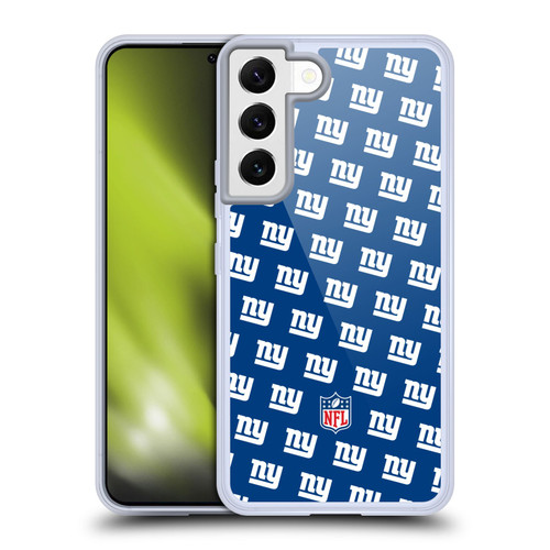 NFL New York Giants Artwork Patterns Soft Gel Case for Samsung Galaxy S22 5G