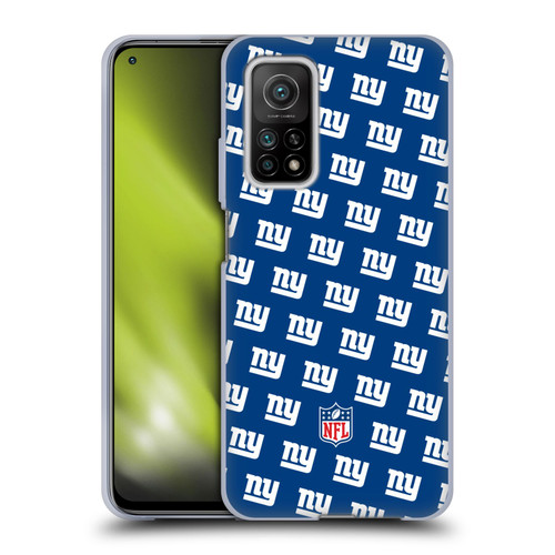 NFL New York Giants Artwork Patterns Soft Gel Case for Xiaomi Mi 10T 5G