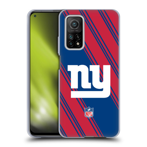 NFL New York Giants Artwork Stripes Soft Gel Case for Xiaomi Mi 10T 5G