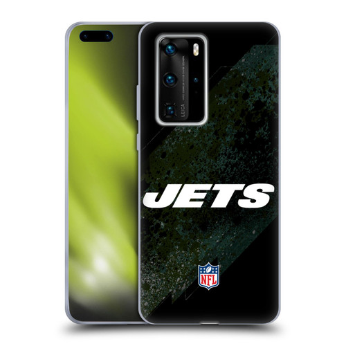 NFL New York Jets Logo Blur Soft Gel Case for Huawei P40 Pro / P40 Pro Plus 5G