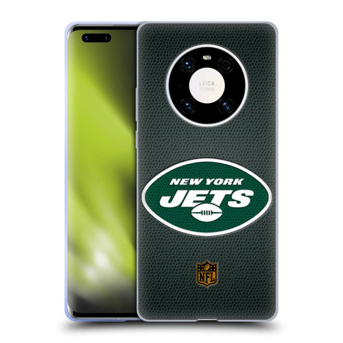 NFL New York Jets Logo Football Soft Gel Case for Huawei Mate 40 Pro 5G