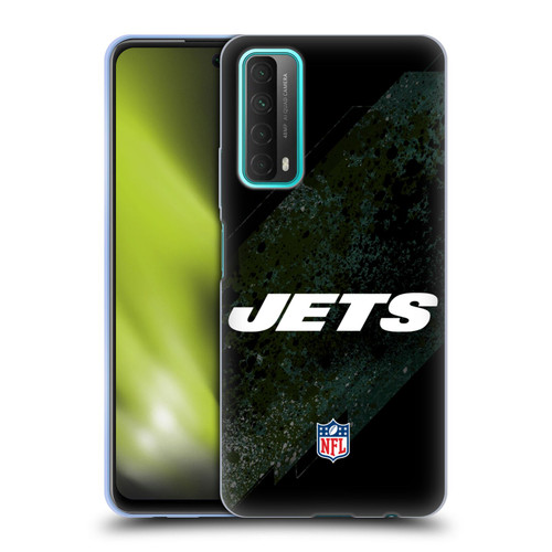 NFL New York Jets Logo Blur Soft Gel Case for Huawei P Smart (2021)