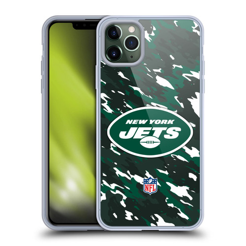 NFL New York Jets Logo Camou Soft Gel Case for Apple iPhone 11 Pro Max
