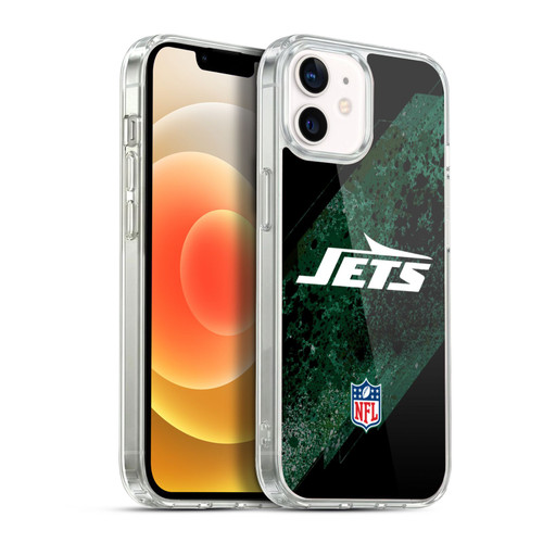 NFL New York Jets Logo Blur Soft Gel Case for Apple iPhone 12 / iPhone 12 Pro & MagSafe