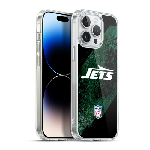 NFL New York Jets Logo Blur Soft Gel Case for Apple iPhone 13 Pro Max & MagSafe