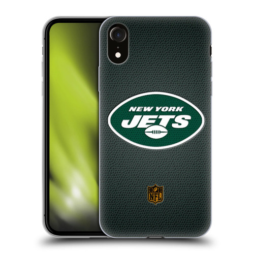 NFL New York Jets Logo Football Soft Gel Case for Apple iPhone XR