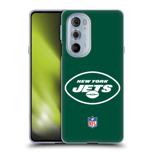 NFL New York Jets Logo Plain Soft Gel Case for Motorola Edge X30