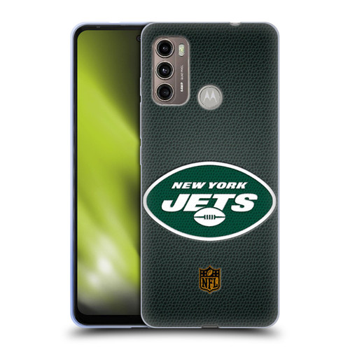 NFL New York Jets Logo Football Soft Gel Case for Motorola Moto G60 / Moto G40 Fusion