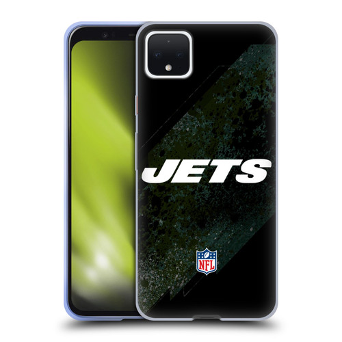 NFL New York Jets Logo Blur Soft Gel Case for Google Pixel 4 XL