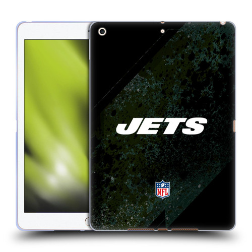 NFL New York Jets Logo Blur Soft Gel Case for Apple iPad 10.2 2019/2020/2021