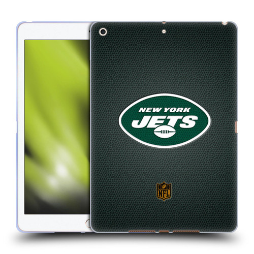 NFL New York Jets Logo Football Soft Gel Case for Apple iPad 10.2 2019/2020/2021