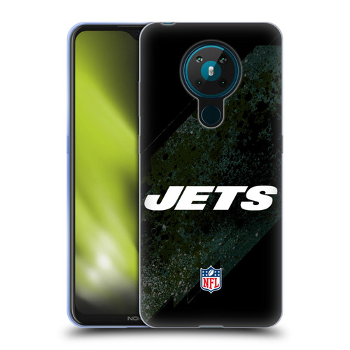 NFL New York Jets Logo Blur Soft Gel Case for Nokia 5.3