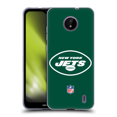 NFL New York Jets Logo Plain Soft Gel Case for Nokia C10 / C20