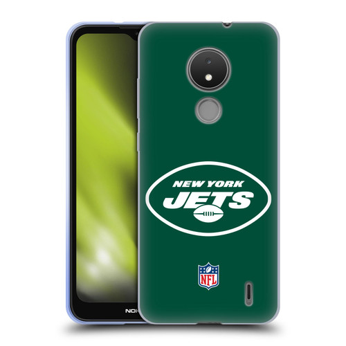 NFL New York Jets Logo Plain Soft Gel Case for Nokia C21