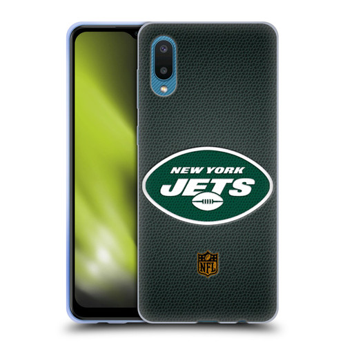 NFL New York Jets Logo Football Soft Gel Case for Samsung Galaxy A02/M02 (2021)